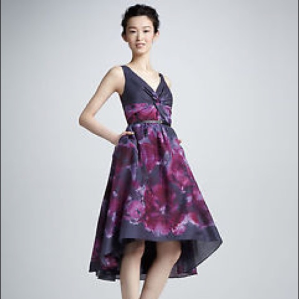 NWT Lela Rose Neiman Marcus High Low Dress